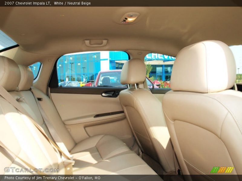 White / Neutral Beige 2007 Chevrolet Impala LT
