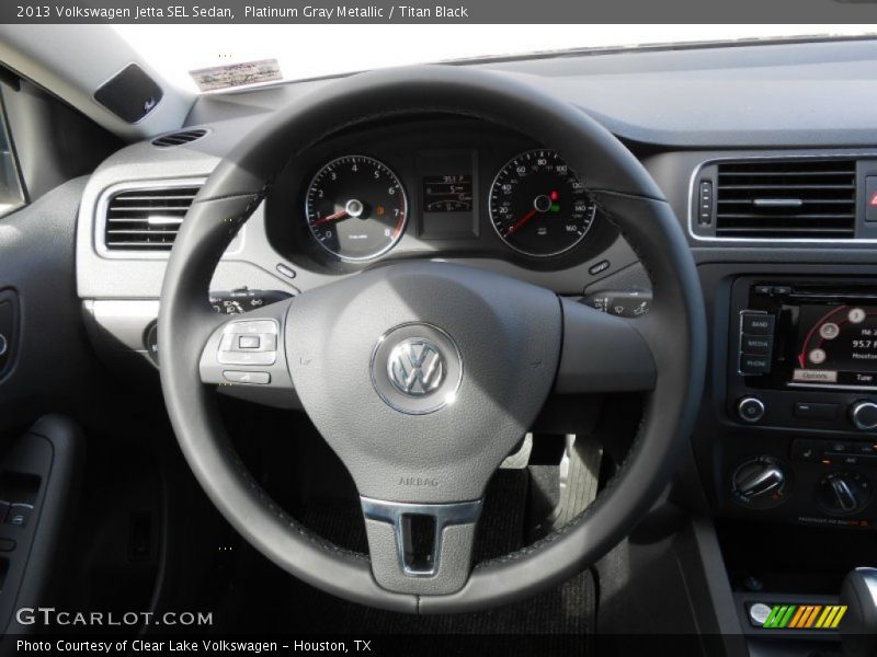 Platinum Gray Metallic / Titan Black 2013 Volkswagen Jetta SEL Sedan