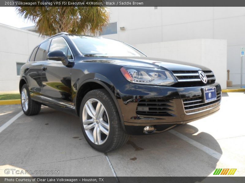 Black / Saddle Brown 2013 Volkswagen Touareg VR6 FSI Executive 4XMotion