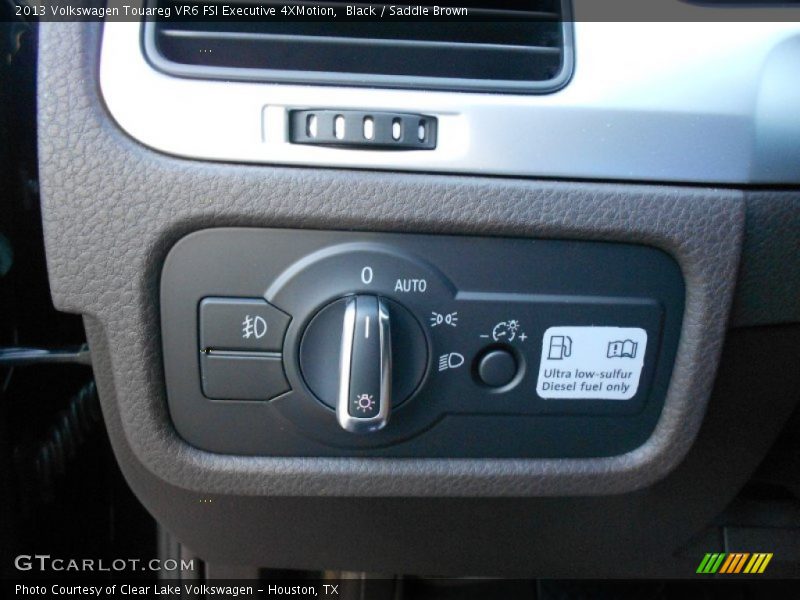 Black / Saddle Brown 2013 Volkswagen Touareg VR6 FSI Executive 4XMotion