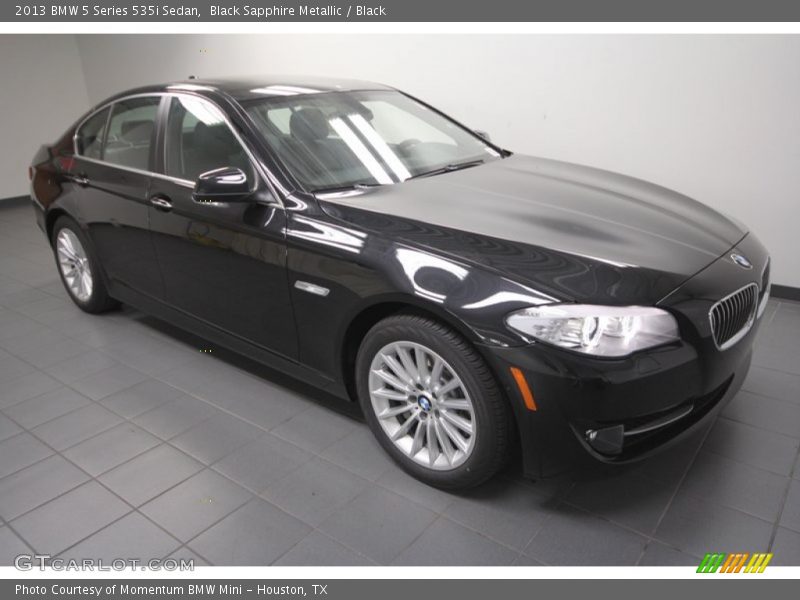 Black Sapphire Metallic / Black 2013 BMW 5 Series 535i Sedan