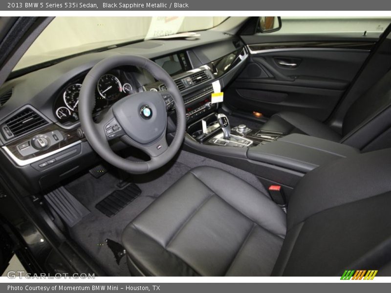 Black Sapphire Metallic / Black 2013 BMW 5 Series 535i Sedan