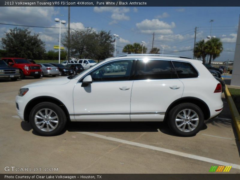Pure White / Black Anthracite 2013 Volkswagen Touareg VR6 FSI Sport 4XMotion