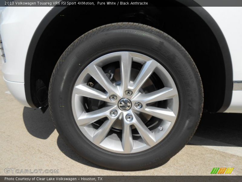 Pure White / Black Anthracite 2013 Volkswagen Touareg VR6 FSI Sport 4XMotion