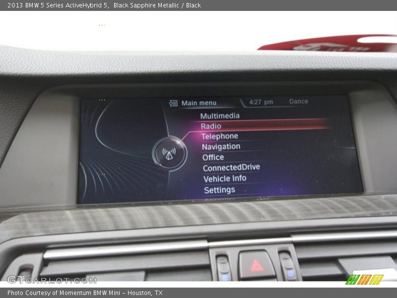 Black Sapphire Metallic / Black 2013 BMW 5 Series ActiveHybrid 5