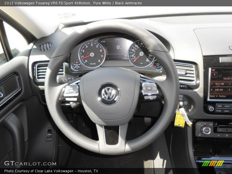 Pure White / Black Anthracite 2013 Volkswagen Touareg VR6 FSI Sport 4XMotion