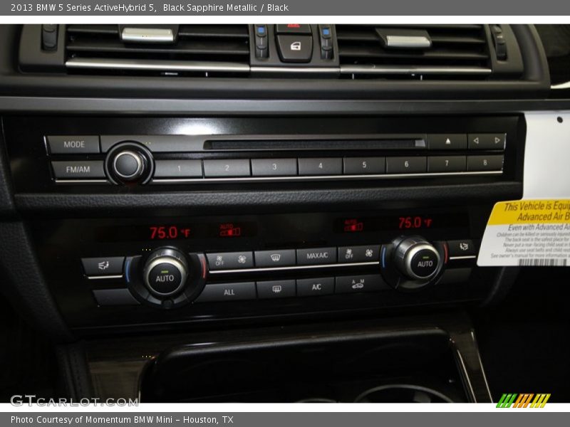 Controls of 2013 5 Series ActiveHybrid 5