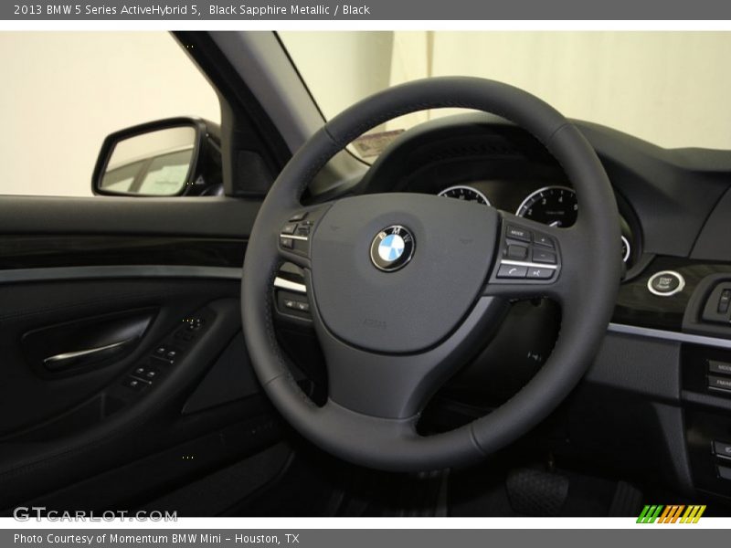 Black Sapphire Metallic / Black 2013 BMW 5 Series ActiveHybrid 5