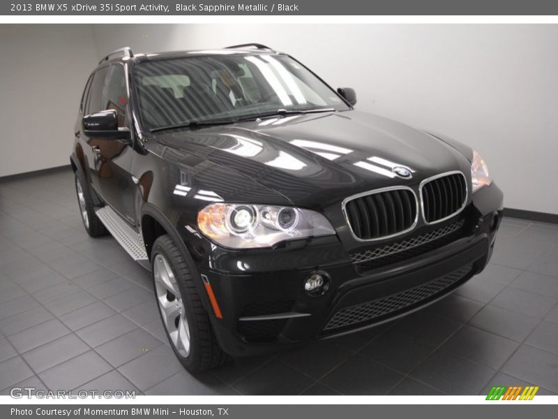 Black Sapphire Metallic / Black 2013 BMW X5 xDrive 35i Sport Activity
