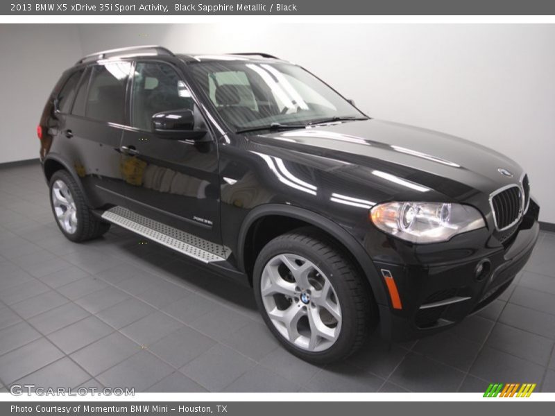 Black Sapphire Metallic / Black 2013 BMW X5 xDrive 35i Sport Activity