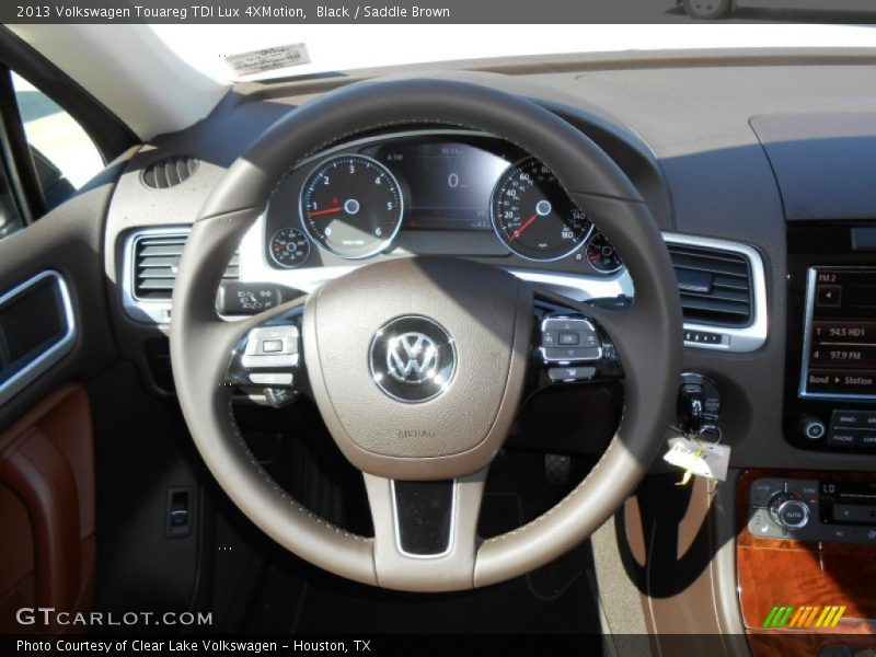 Black / Saddle Brown 2013 Volkswagen Touareg TDI Lux 4XMotion