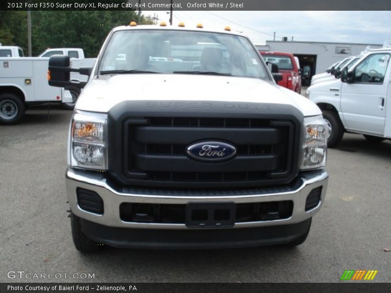 Oxford White / Steel 2012 Ford F350 Super Duty XL Regular Cab 4x4 Commercial