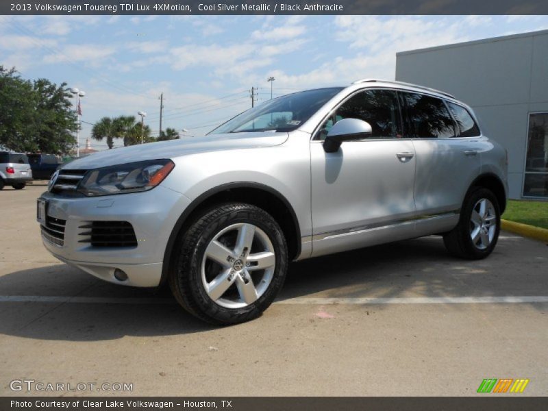 Cool Silver Metallic / Black Anthracite 2013 Volkswagen Touareg TDI Lux 4XMotion