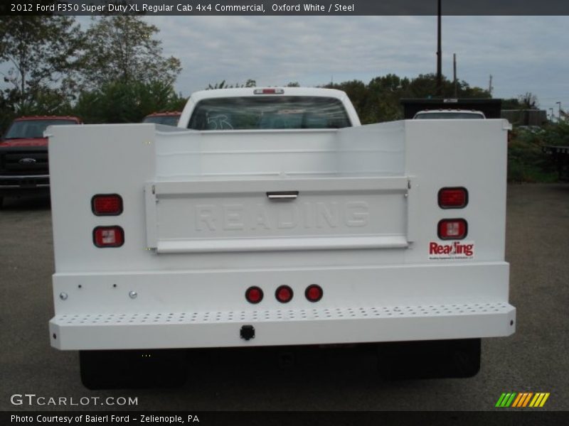 Oxford White / Steel 2012 Ford F350 Super Duty XL Regular Cab 4x4 Commercial