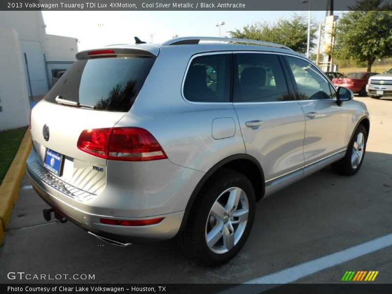 Cool Silver Metallic / Black Anthracite 2013 Volkswagen Touareg TDI Lux 4XMotion