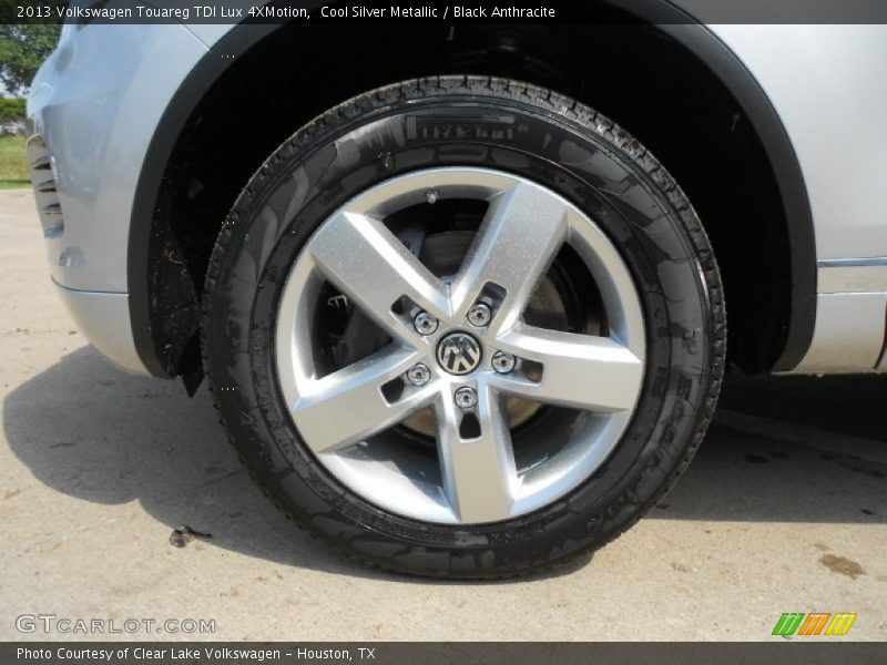 Cool Silver Metallic / Black Anthracite 2013 Volkswagen Touareg TDI Lux 4XMotion