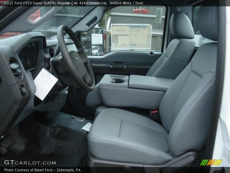 Front Seat of 2012 F350 Super Duty XL Regular Cab 4x4 Commercial
