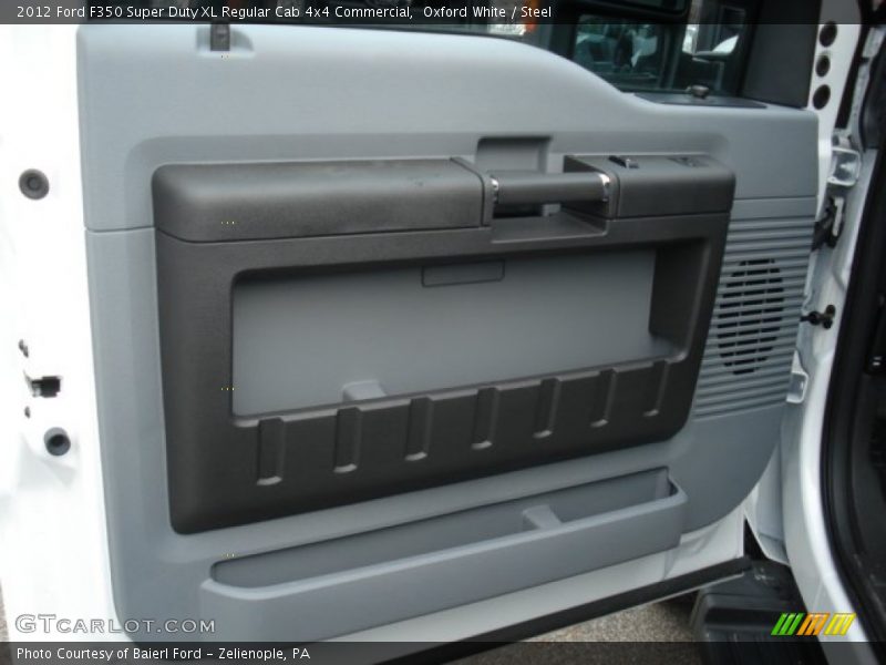 Oxford White / Steel 2012 Ford F350 Super Duty XL Regular Cab 4x4 Commercial