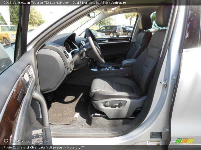 Cool Silver Metallic / Black Anthracite 2013 Volkswagen Touareg TDI Lux 4XMotion
