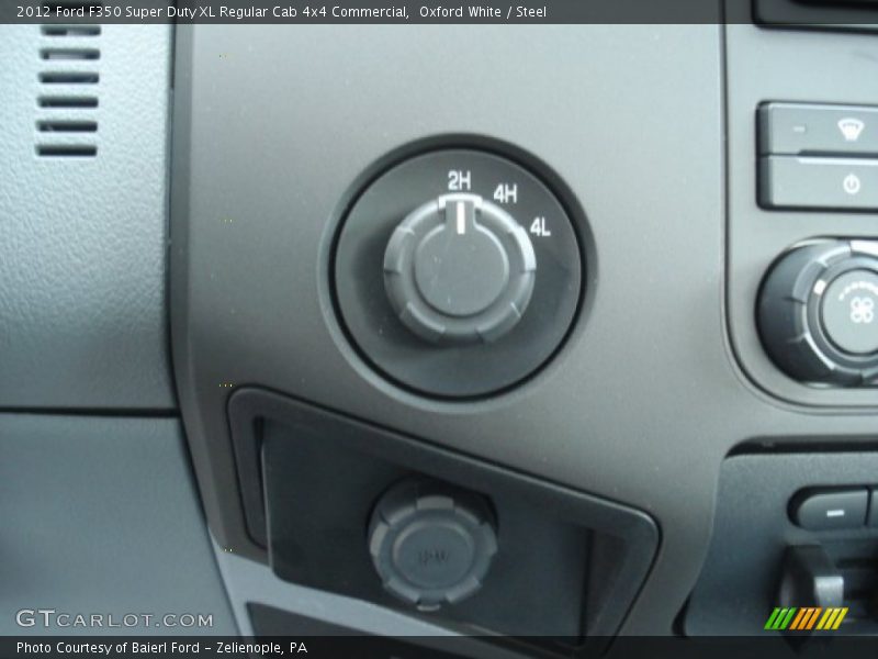 Controls of 2012 F350 Super Duty XL Regular Cab 4x4 Commercial