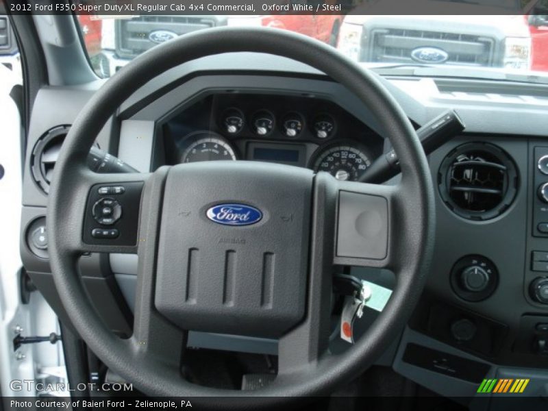  2012 F350 Super Duty XL Regular Cab 4x4 Commercial Steering Wheel