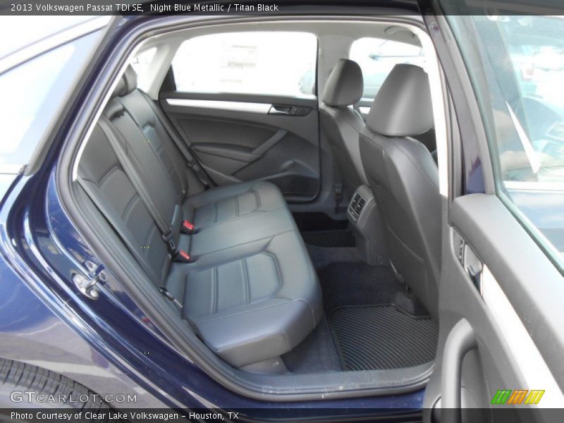 Night Blue Metallic / Titan Black 2013 Volkswagen Passat TDI SE