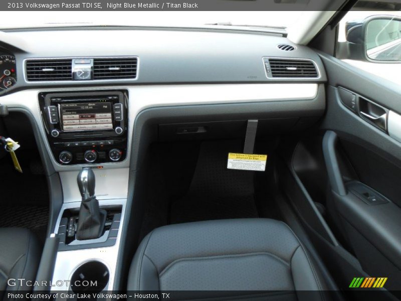 Night Blue Metallic / Titan Black 2013 Volkswagen Passat TDI SE