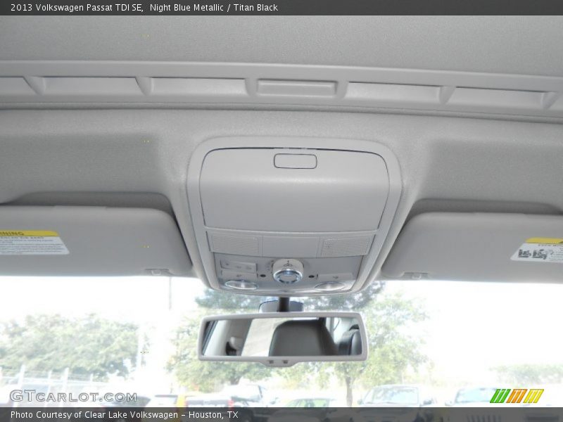 Night Blue Metallic / Titan Black 2013 Volkswagen Passat TDI SE