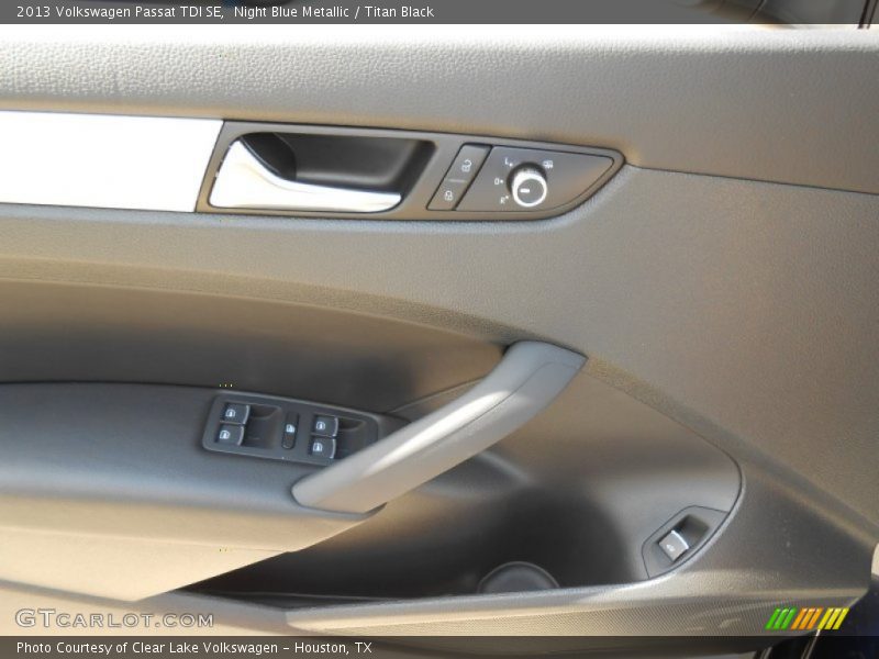 Night Blue Metallic / Titan Black 2013 Volkswagen Passat TDI SE