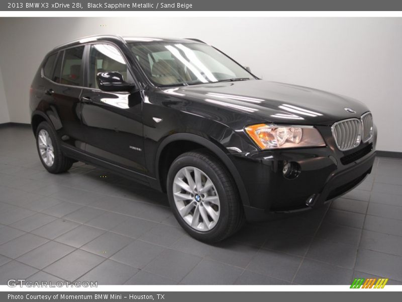 Front 3/4 View of 2013 X3 xDrive 28i