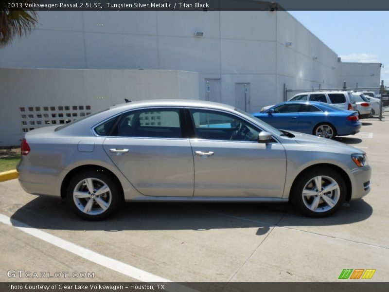 Tungsten Silver Metallic / Titan Black 2013 Volkswagen Passat 2.5L SE