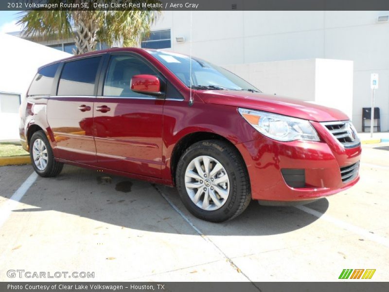Deep Claret Red Metallic / Aero Gray 2012 Volkswagen Routan SE