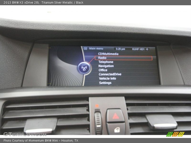 Titanium Silver Metallic / Black 2013 BMW X3 xDrive 28i