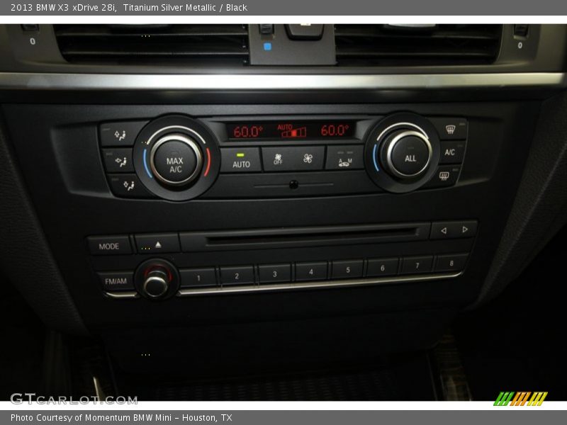Controls of 2013 X3 xDrive 28i