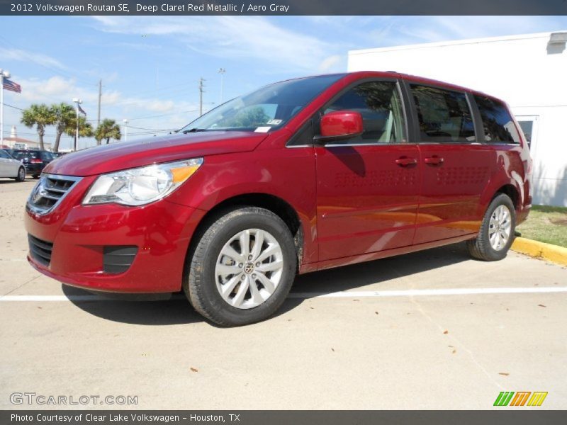 Deep Claret Red Metallic / Aero Gray 2012 Volkswagen Routan SE