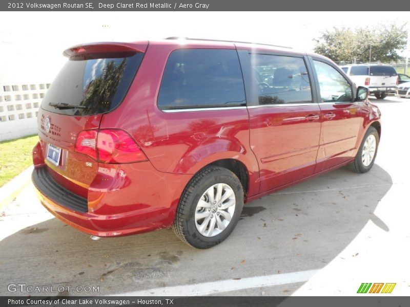 Deep Claret Red Metallic / Aero Gray 2012 Volkswagen Routan SE