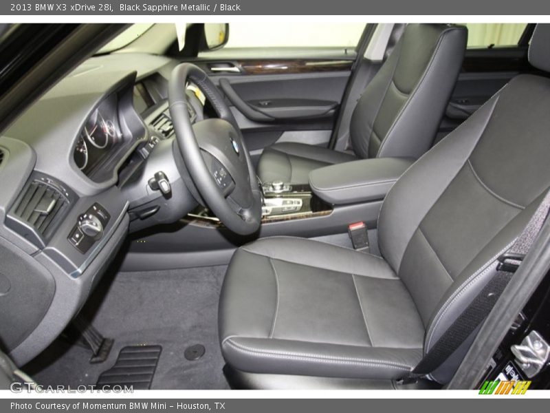  2013 X3 xDrive 28i Black Interior