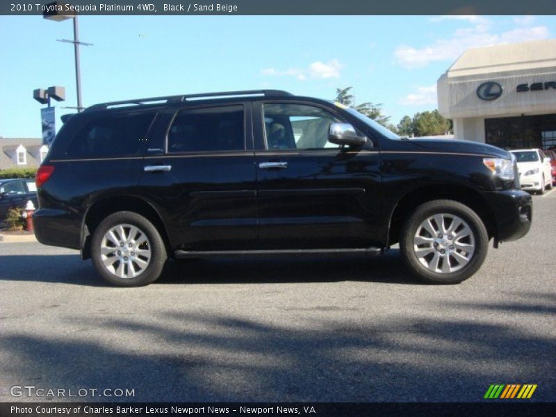 Black / Sand Beige 2010 Toyota Sequoia Platinum 4WD