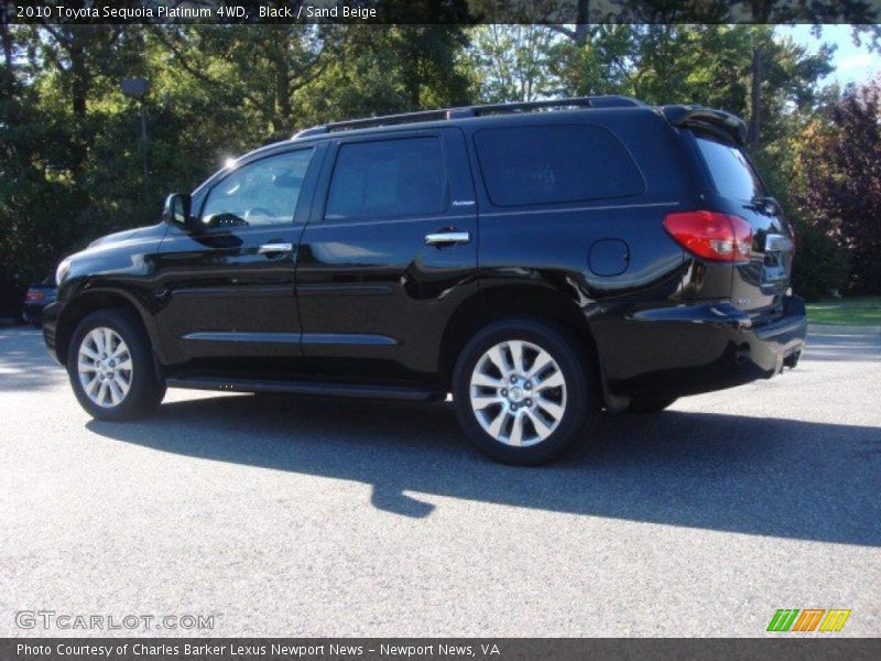 Black / Sand Beige 2010 Toyota Sequoia Platinum 4WD