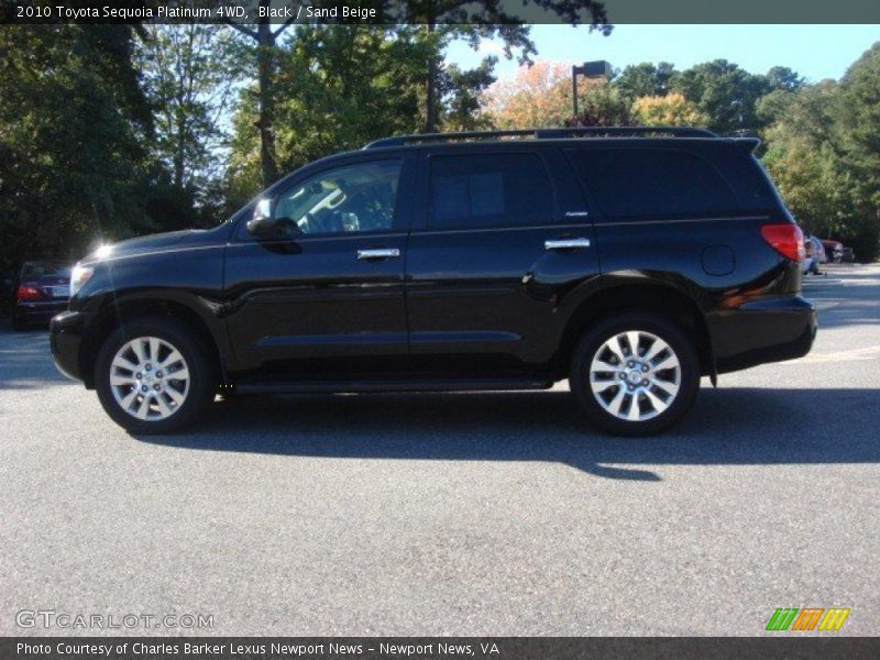 Black / Sand Beige 2010 Toyota Sequoia Platinum 4WD