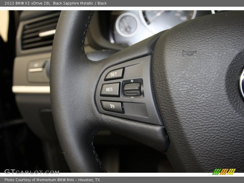 Controls of 2013 X3 xDrive 28i