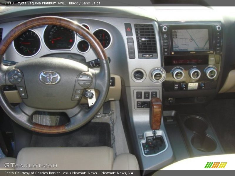 Black / Sand Beige 2010 Toyota Sequoia Platinum 4WD