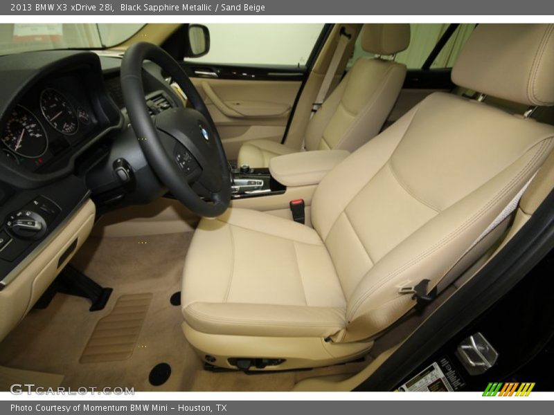  2013 X3 xDrive 28i Sand Beige Interior