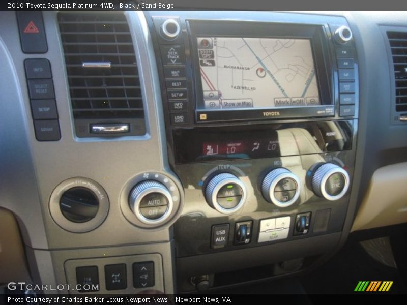 Black / Sand Beige 2010 Toyota Sequoia Platinum 4WD