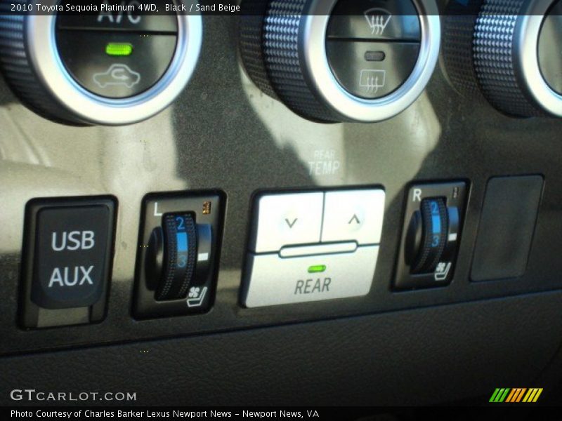 Black / Sand Beige 2010 Toyota Sequoia Platinum 4WD