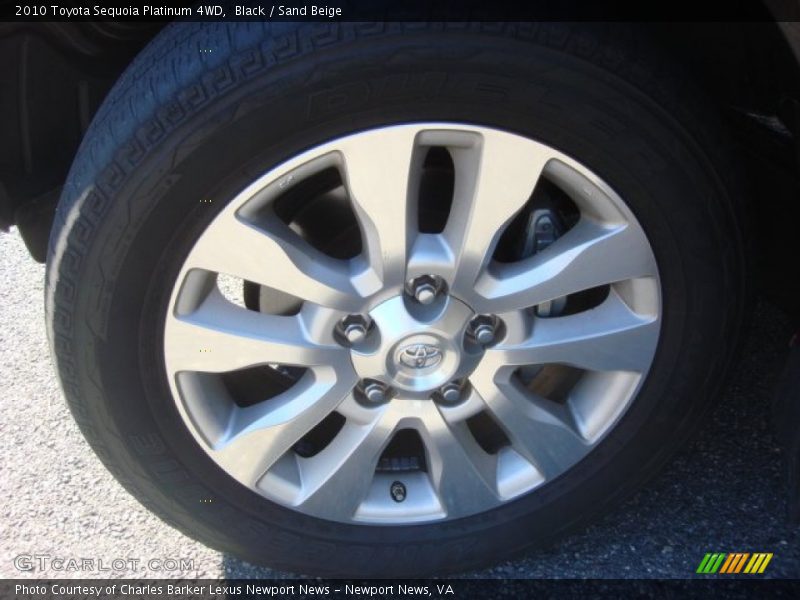 Black / Sand Beige 2010 Toyota Sequoia Platinum 4WD