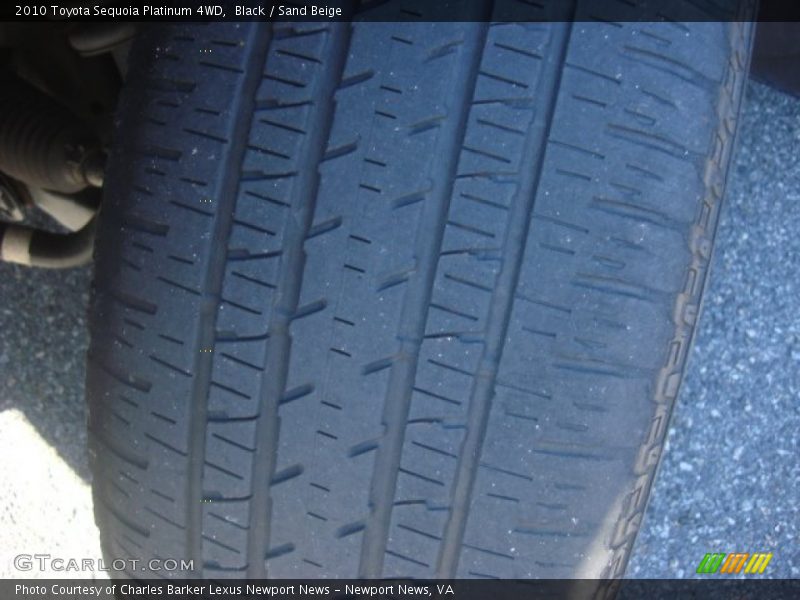 Black / Sand Beige 2010 Toyota Sequoia Platinum 4WD