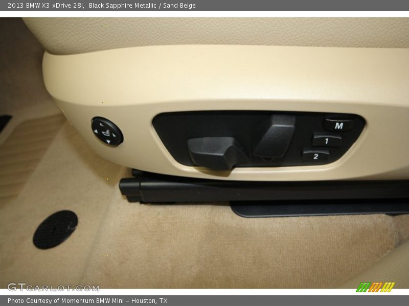Controls of 2013 X3 xDrive 28i