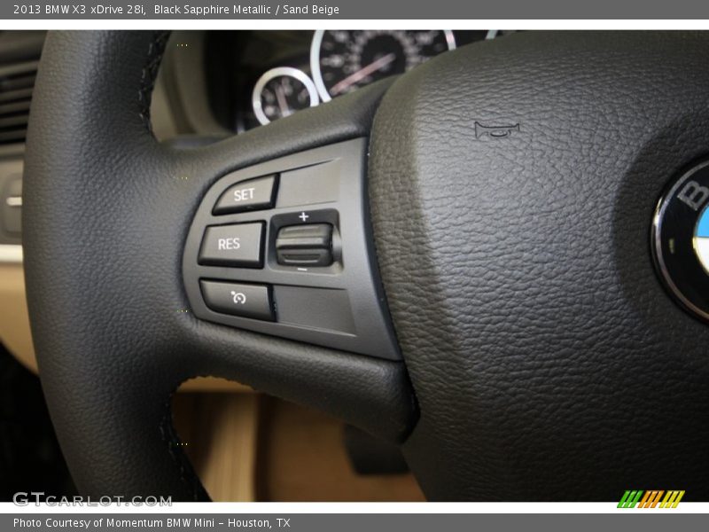 Controls of 2013 X3 xDrive 28i