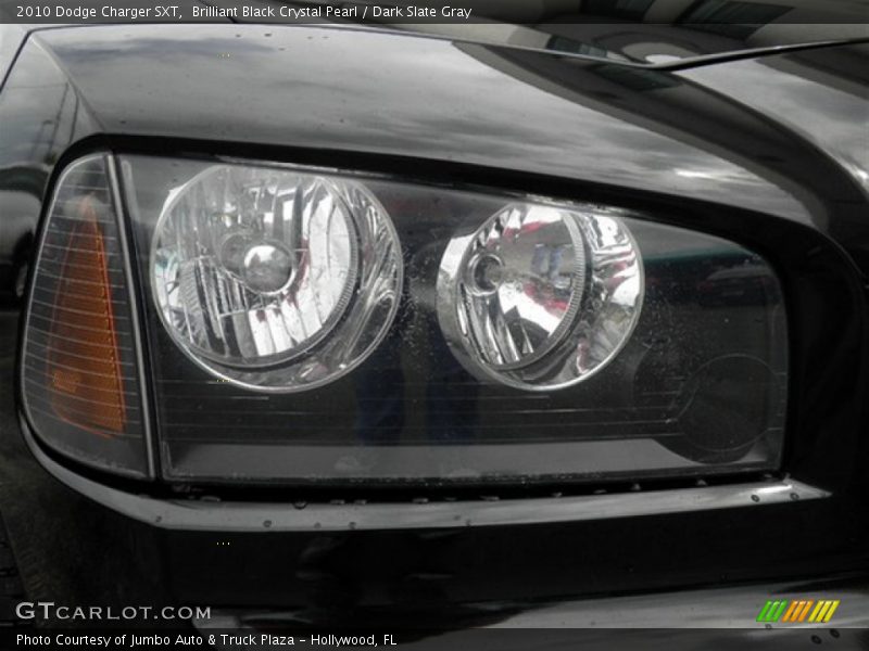 Brilliant Black Crystal Pearl / Dark Slate Gray 2010 Dodge Charger SXT